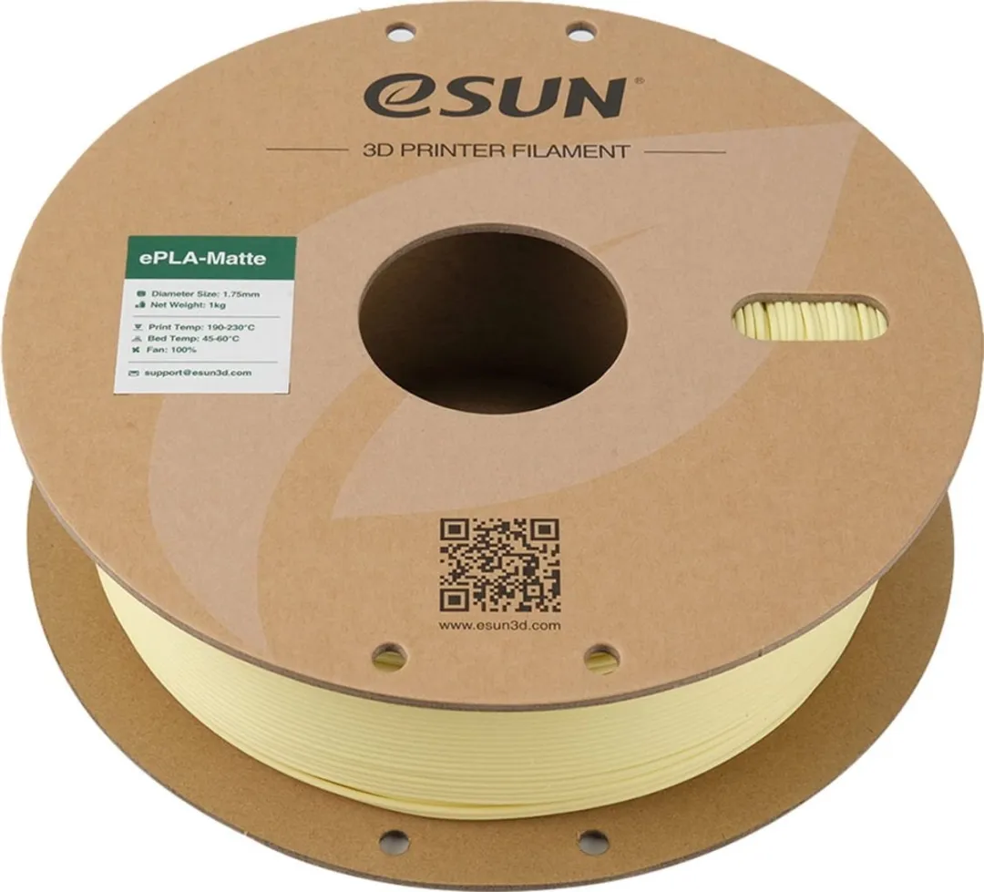 ESUN ePLA-Matte Geel 1kg - 1.75mm