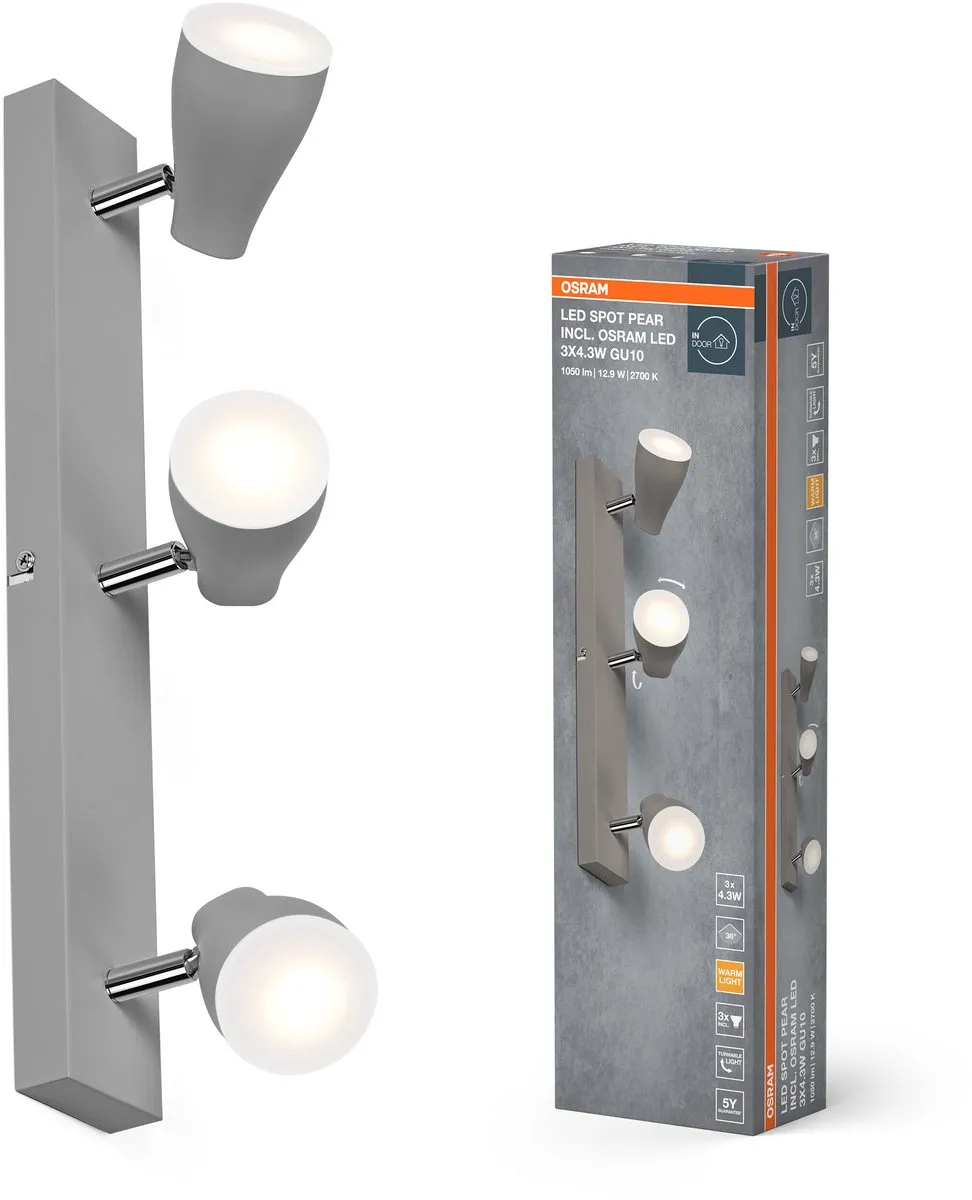 Osram LED Spot Pear Plafondspot 12,9W 630lm GU10