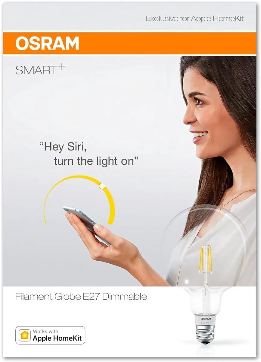 Osram Smart+ Filament Globe 5,5W - Bluetooth - Wit