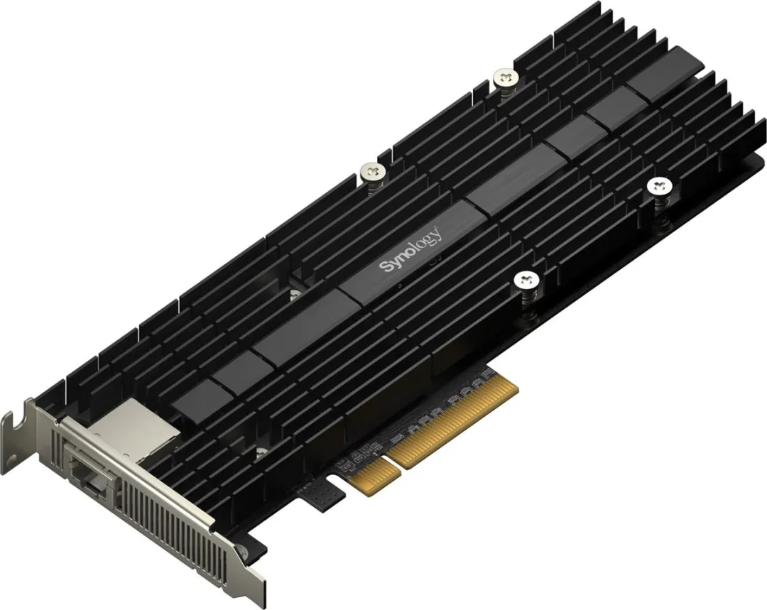 Synology E10M20-T1 PCIe SSD M.2 Kaart - Zwart