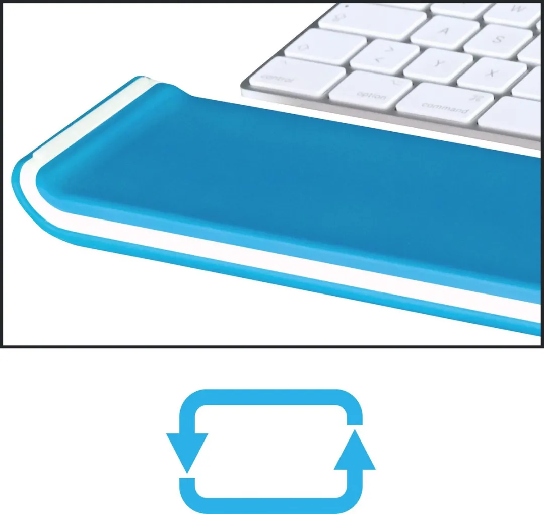 Leitz WOW Ergo Polssteun Blauw