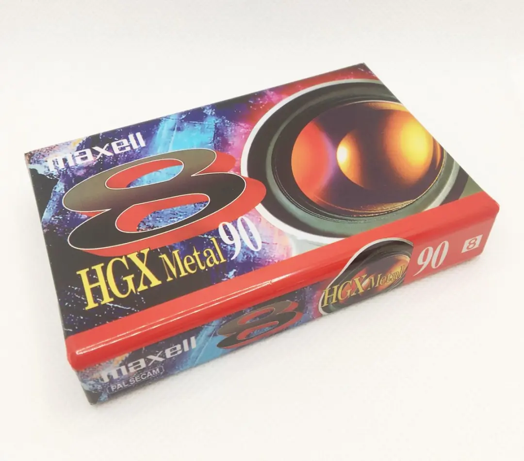 Maxell 8-HGX metal 90 VIDEO 8 TAPE / LP 180 MIN