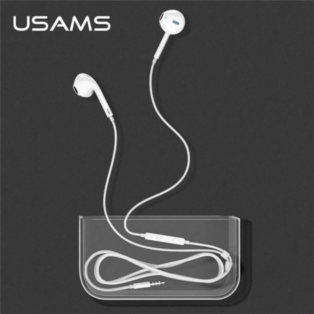 USAMS EP-22 Koptelefoon - 3,5mm Jack - Wit - afbeelding 5 van 6