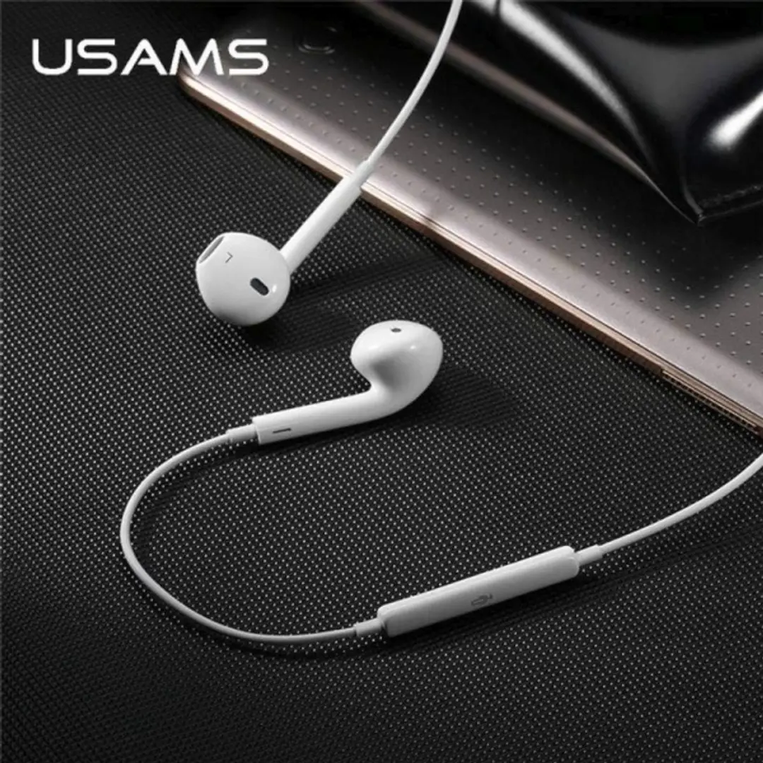 USAMS EP-22 Koptelefoon - 3,5mm Jack - Wit - afbeelding 3 van 6