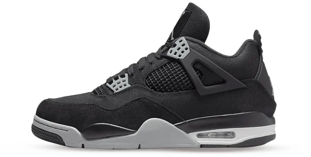 Jordan 4 Retro SE Black Canvas