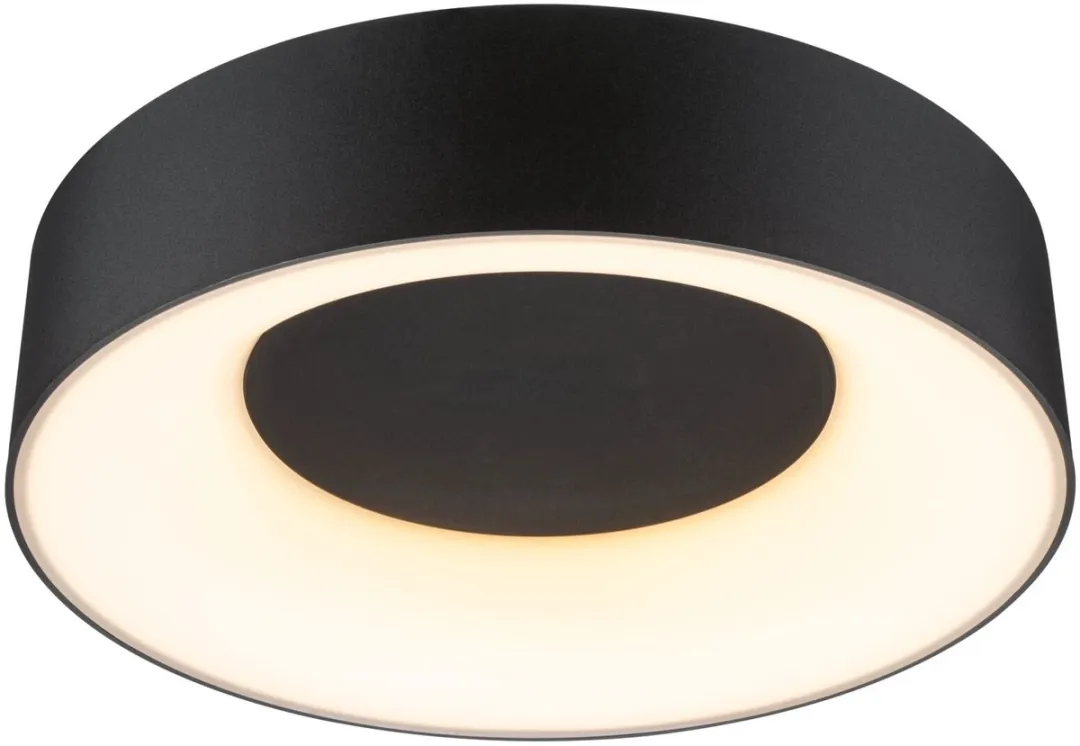 Paulmann Casca LED Plafondlamp IP44 1500lm - Zwart mat