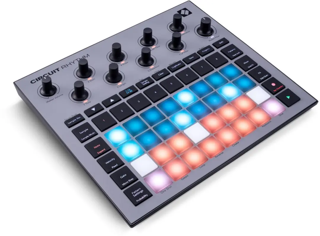 Novation Circuit Rhythm AMS-CIRCUIT-RHYTHM Groovebox - Zwart - afbeelding 2 van 6