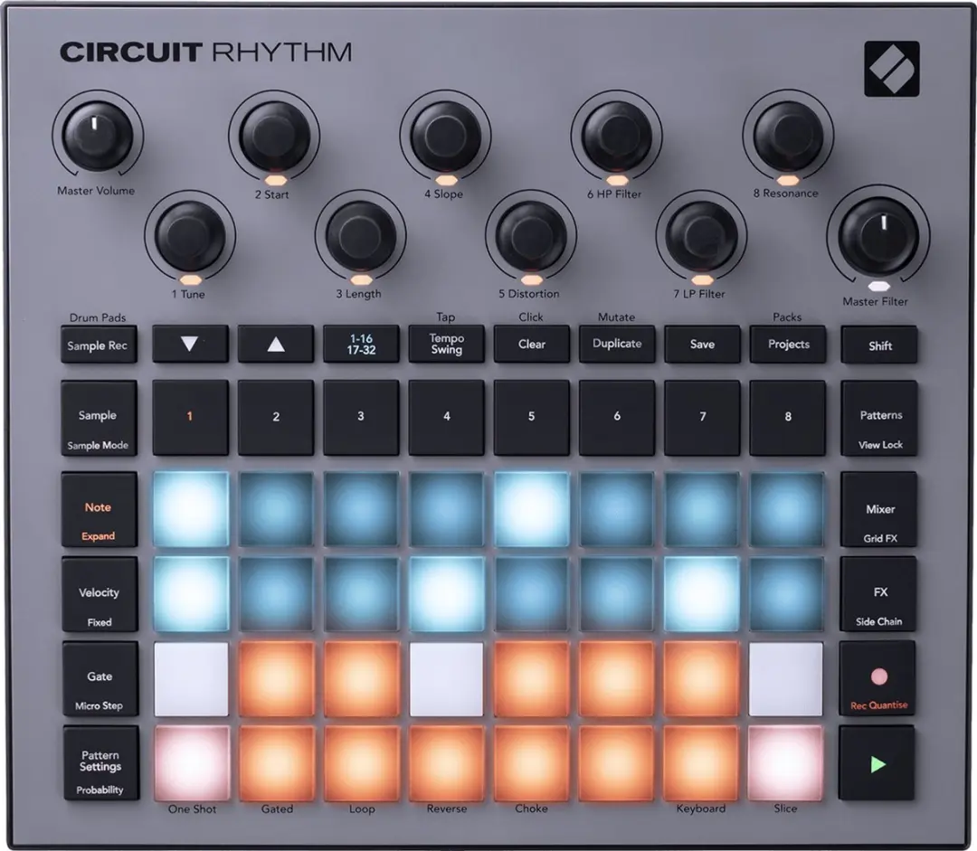 Novation Circuit Rhythm AMS-CIRCUIT-RHYTHM Groovebox