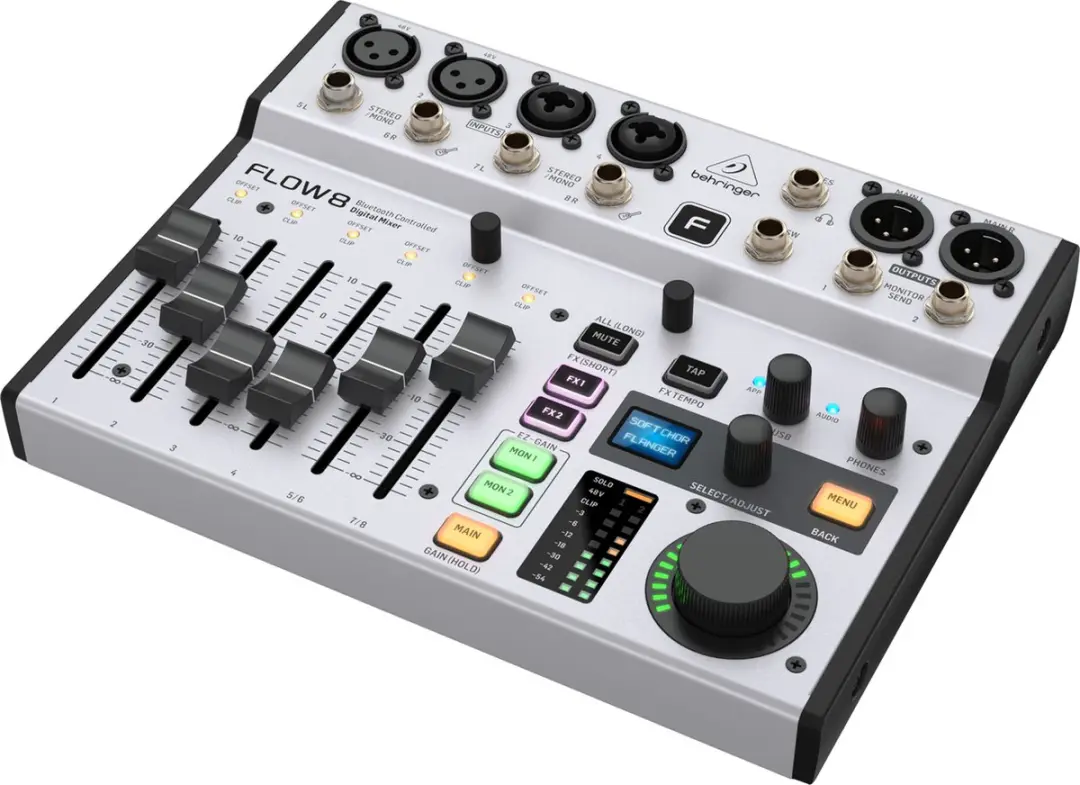 Behringer Flow 8 FLOW8 Digitale Mixer - Zwart - afbeelding 3 van 6