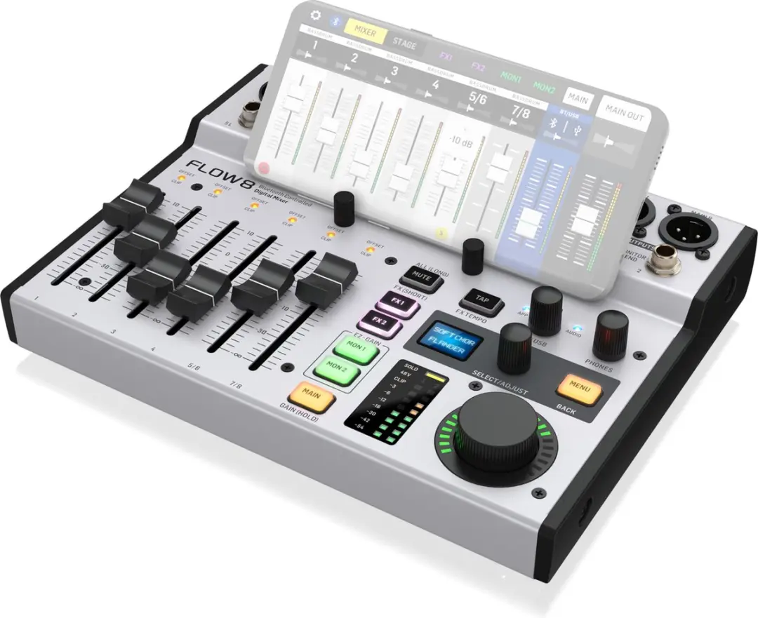 Behringer Flow 8 FLOW8 Digitale Mixer - Zwart - afbeelding 5 van 6
