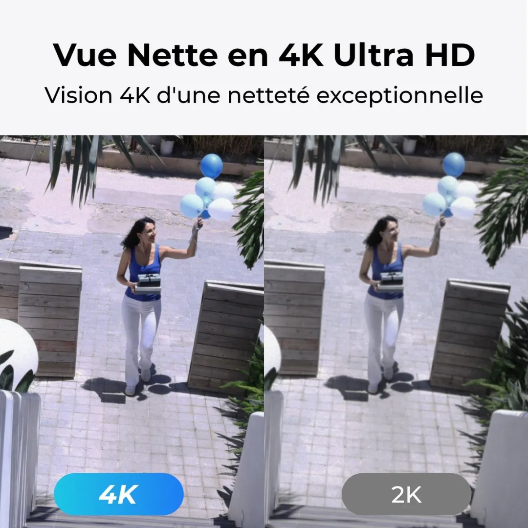 Reolink Duo 2 POE Beveiligingscamera 4K - Wit
