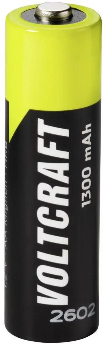 Voltcraft Oplaadbare AA batterij NiMH 1300mAh - 4 stuk - afbeelding 3 van 4