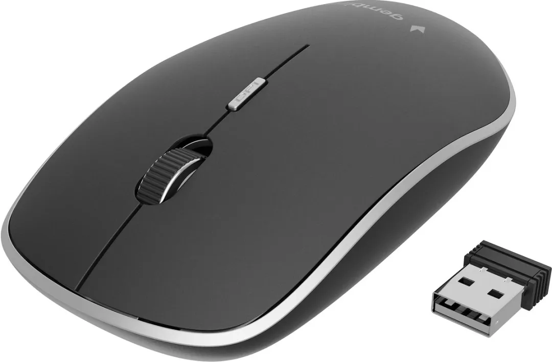 Gembird MUSW-4B-01 Draadloze USB Muis 4 Knoppen - 800-1600 DPI - Zwart