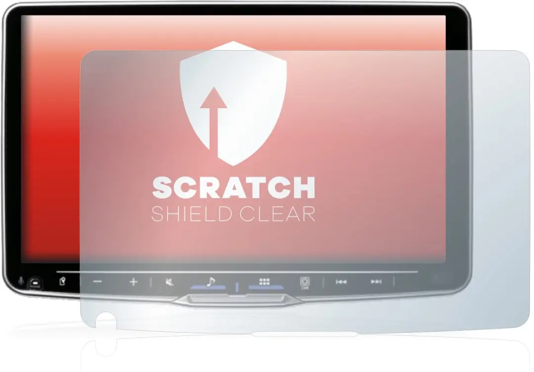 upscreen Screenprotector Alpine iLX-F905D - Transparant - afbeelding 5 van 6