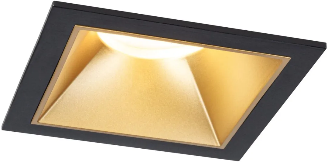 Paulmann LED-inbouwlamp 3-Step-Dim Cole Coin 3x6W - 3x470lm - Zwart/Goud mat
