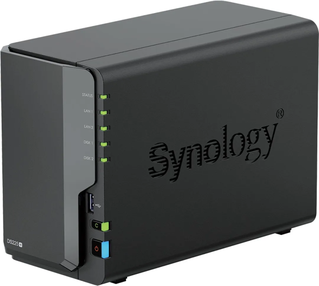 Synology DS225+ NAS - 2Bays - 2x USB 3.0 - 2x 6TB HDD