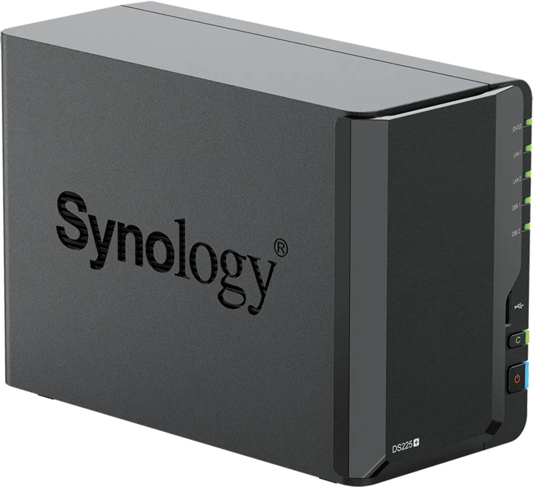 Synology DS225+ NAS - 2Bays - 2x USB 3.0 - 2x 6TB HDD