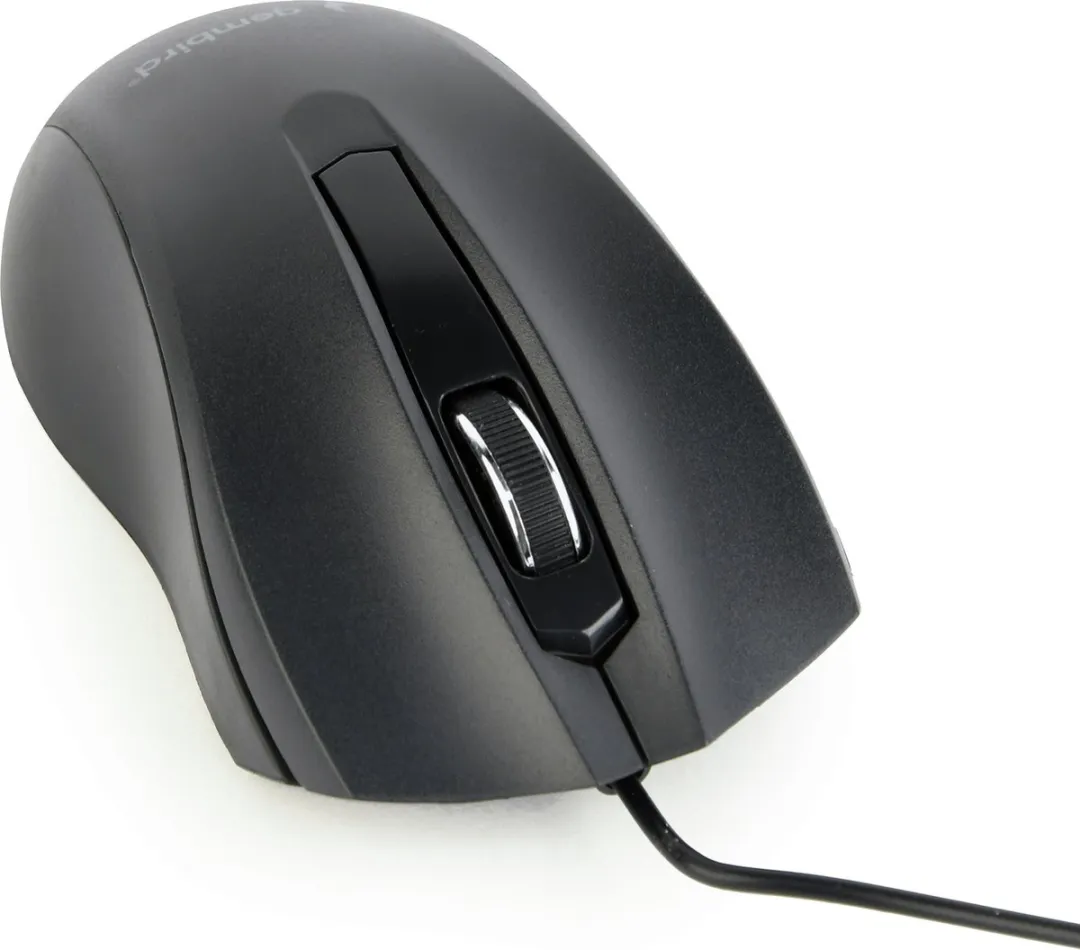 Gembird Muis Bedraad MUS-3B-01 - 4 Knoppen - Zwart