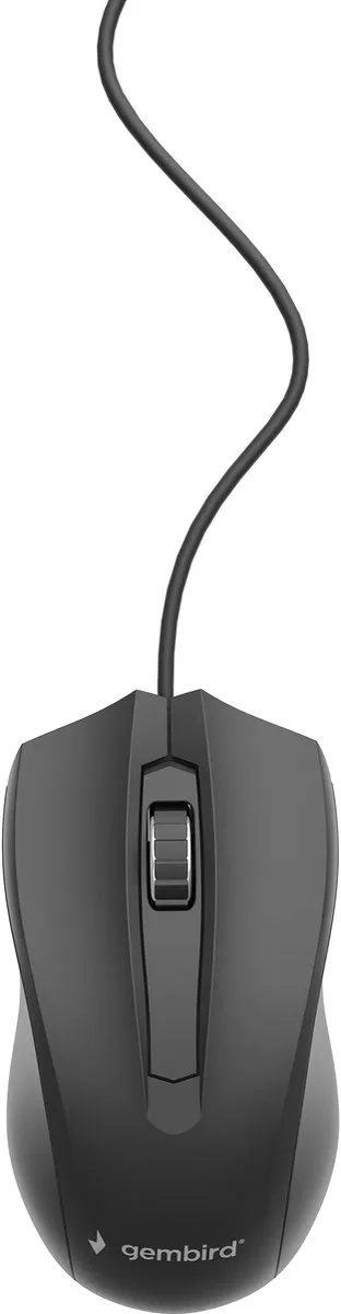 Gembird Muis Bedraad MUS-3B-01 - 4 Knoppen - Zwart