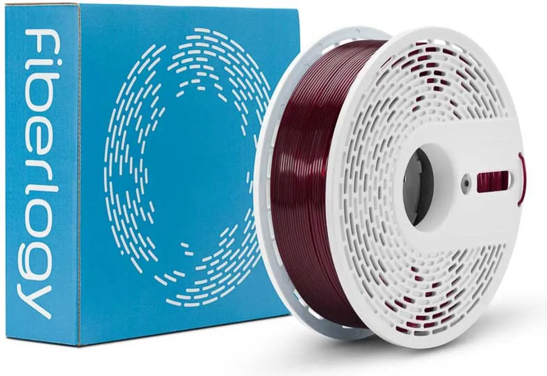 Fiberlogy Easy PETG 1.75mm - Bordeauxrood Transparant