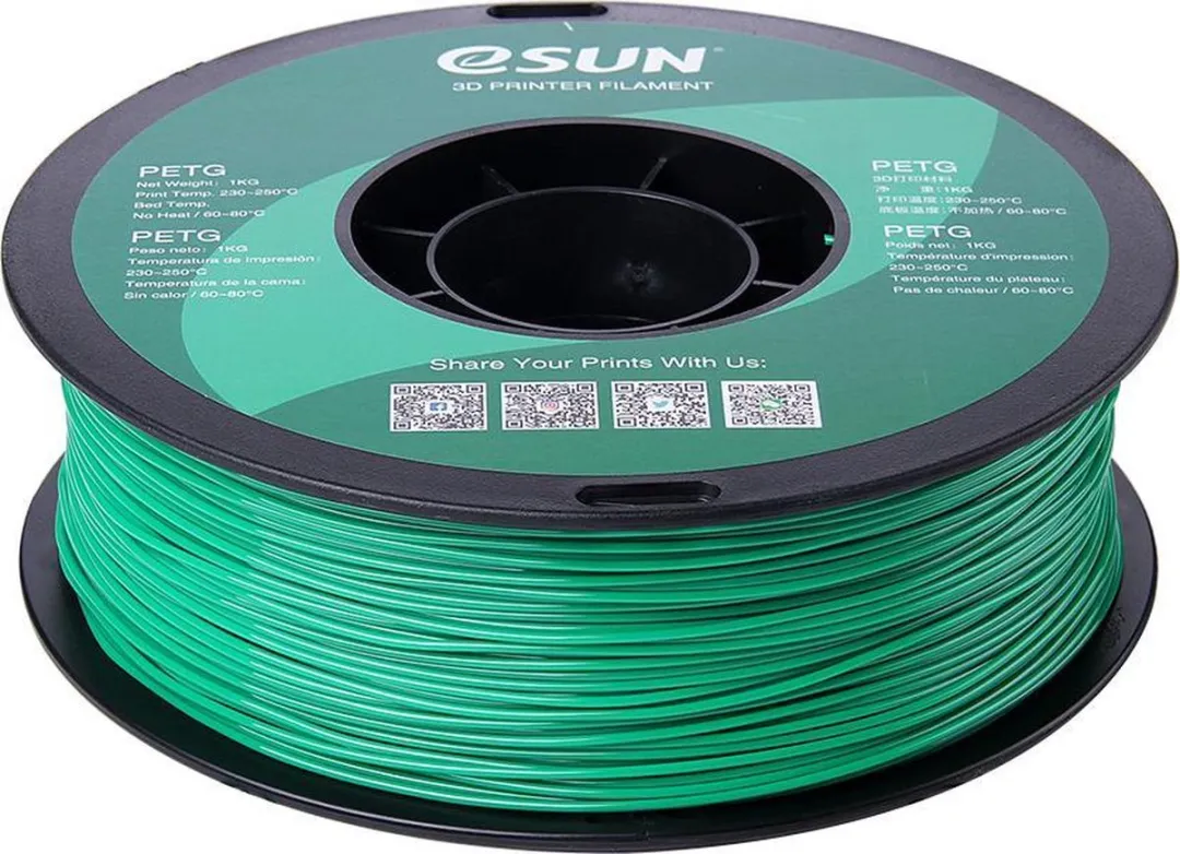 ESUN PETG Filament 1.75mm - Massief Groen 1kg