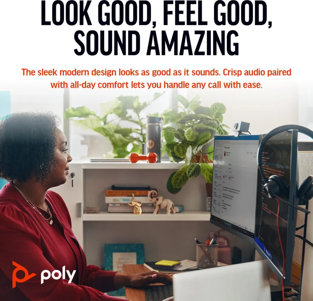 HP Poly Blackwire C3320-M – On-ear headset – Kabel – Stereo – Zwart – Met microfoon en volumeregeling