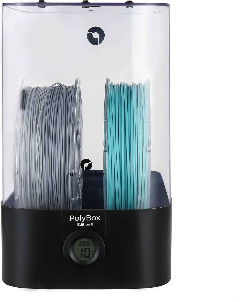 Polymaker PolyBox Edition II Filament Drybox - Zwart
