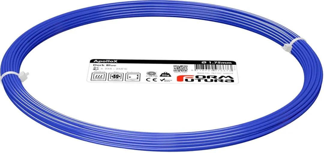 FormFutura APOX-175DBLU-02300 Filament - 1.75mm Dark Blue
