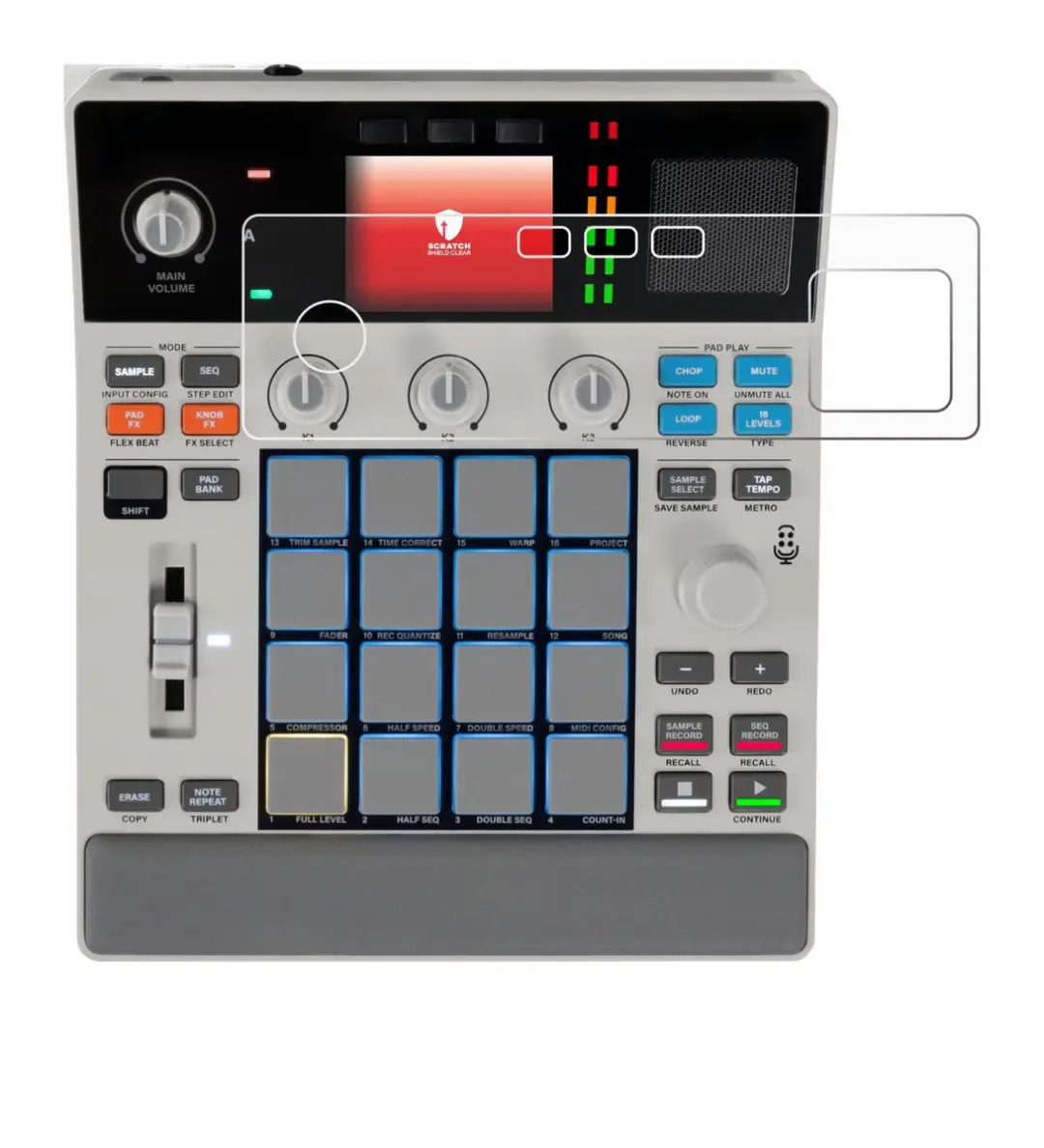 upscreen Screenprotector voor Akai MPC Sample - Transparant - afbeelding 5 van 6