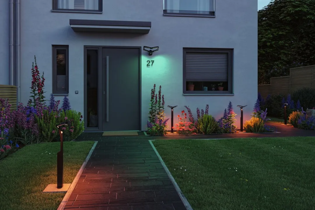 Paulmann Alara LED Wandarmatuur RGBW+ Zigbee 3.0 - 10W 450lm Antraciet