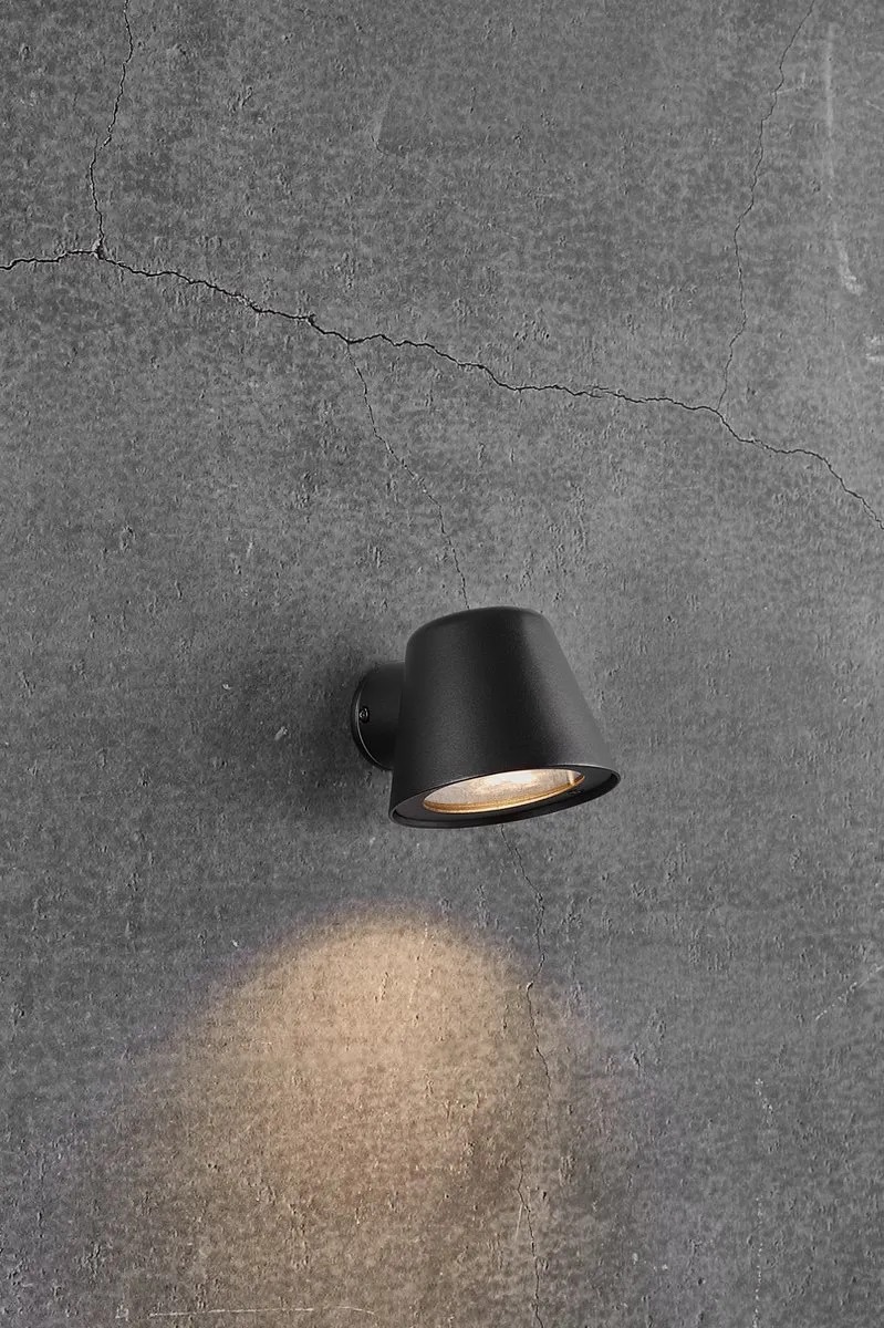 Nordlux Aleria Wandlamp - 1 Lichtpunt - 6cm - Zwart
