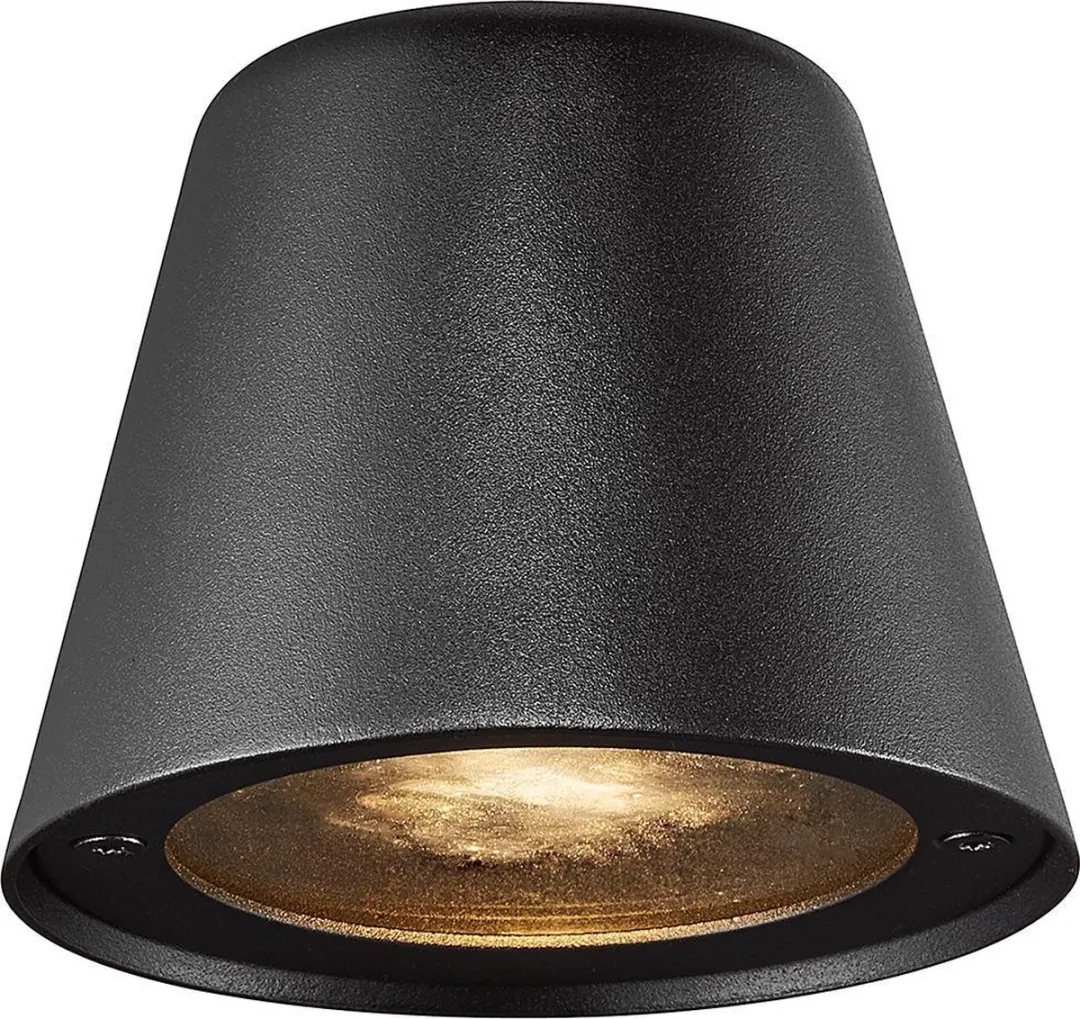 Nordlux Aleria Wandlamp - 1 Lichtpunt - 6cm - Zwart