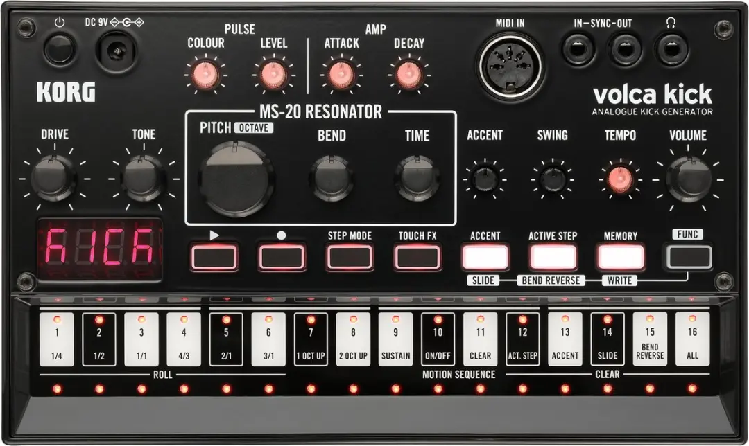 Korg volca kick analoge kickgenerator