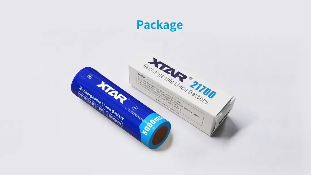 Xtar 21700 5000mAh Li-ion Batterij