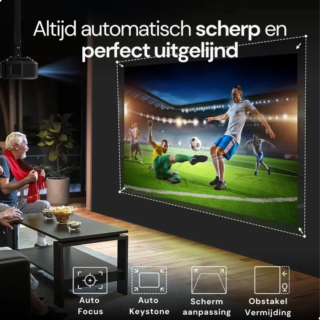 Yaber K3 Pro Smart Beamer - Full HD 1080P - 1000 ISO Lumen - afbeelding 2 van 6