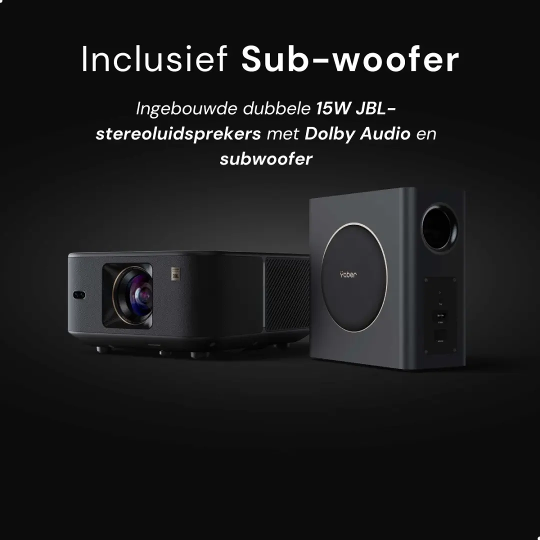 Yaber K3 Pro Smart Beamer - Full HD 1080P - 1000 ISO Lumen - afbeelding 4 van 6