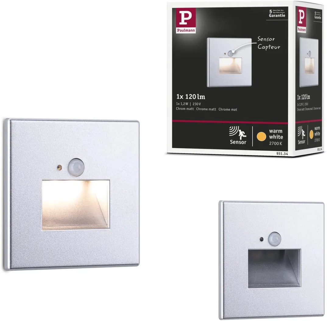 Paulmann Edge LED Wandinbouwlamp 1,2W