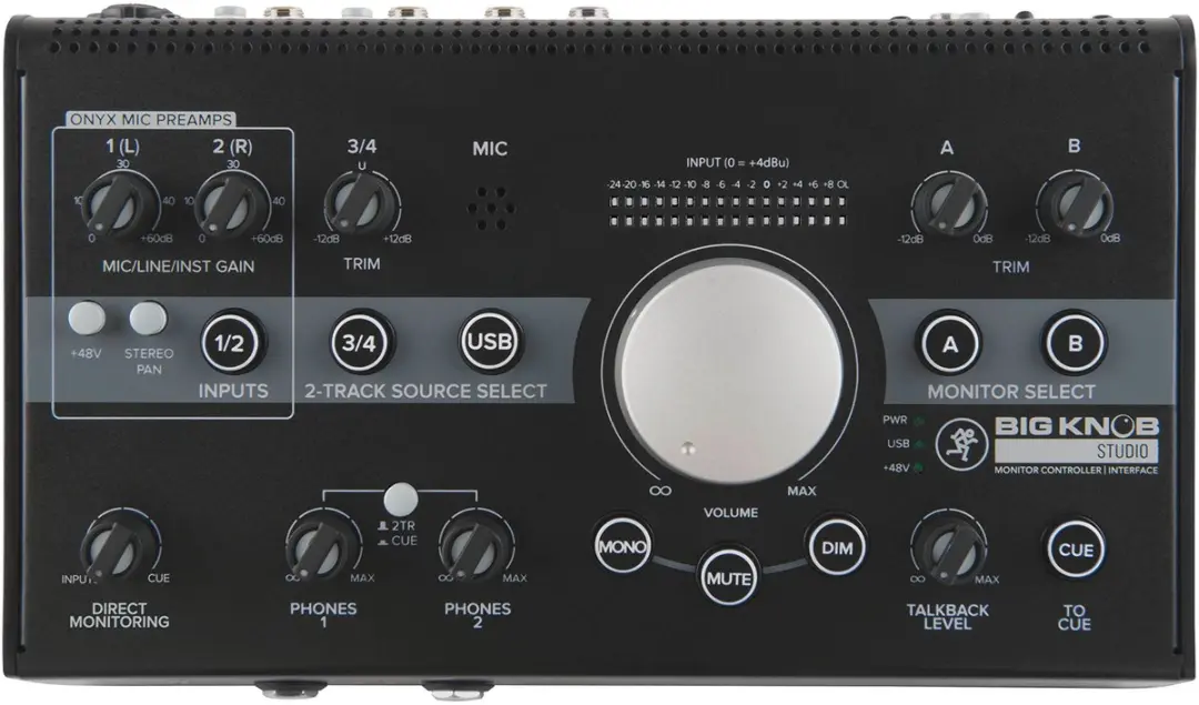 Mackie Big Knob Studio monitorcontroller - afbeelding 2 van 5