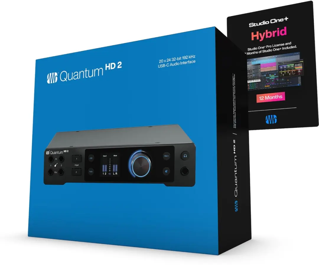 PreSonus Quantum HD 2 USB-Interface - afbeelding 3 van 6