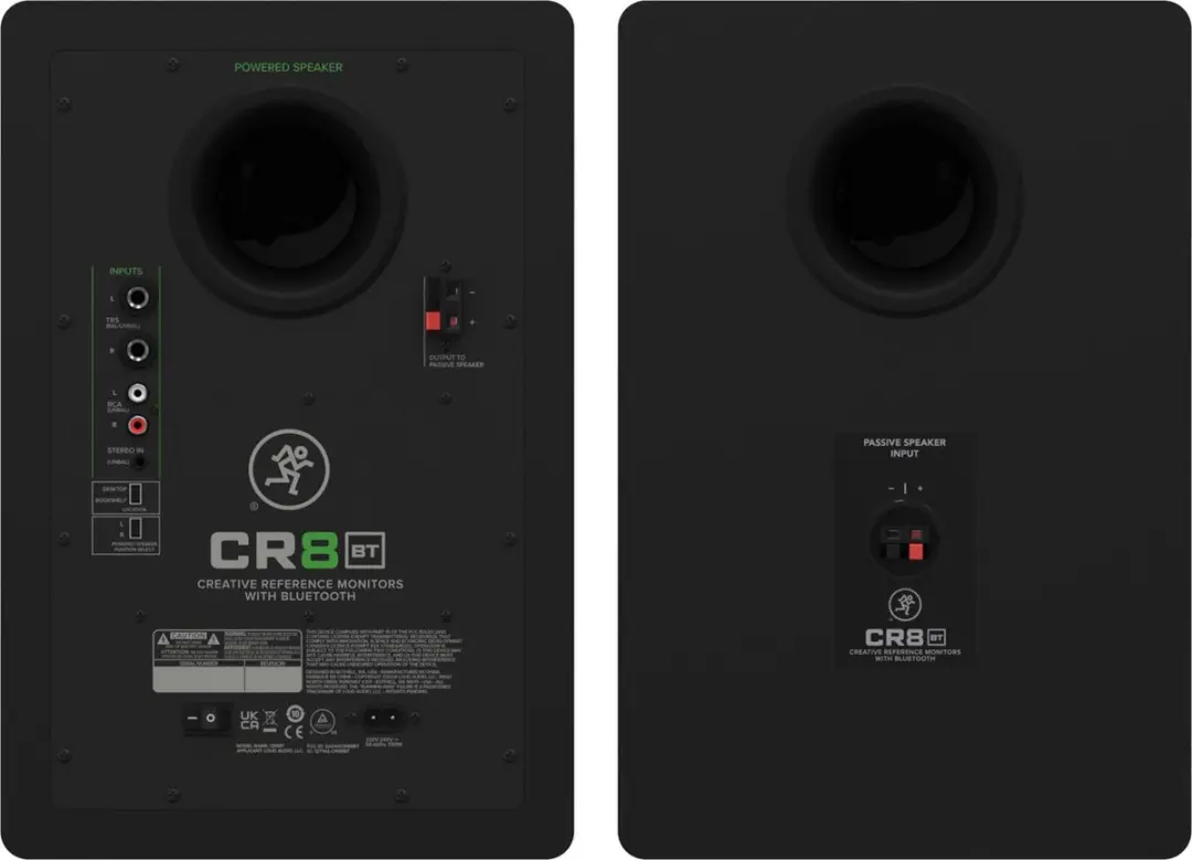 Mackie CR8BT REC0016816-000 Actieve Studiomonitoren - Zwart - afbeelding 5 van 5