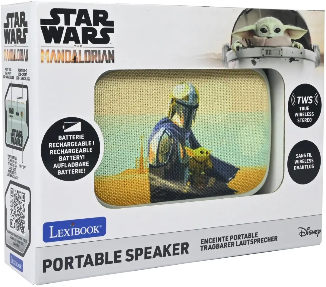 Lexibook Star Wars BT018SW Bluetooth-luidspreker - Groen - afbeelding 3 van 6