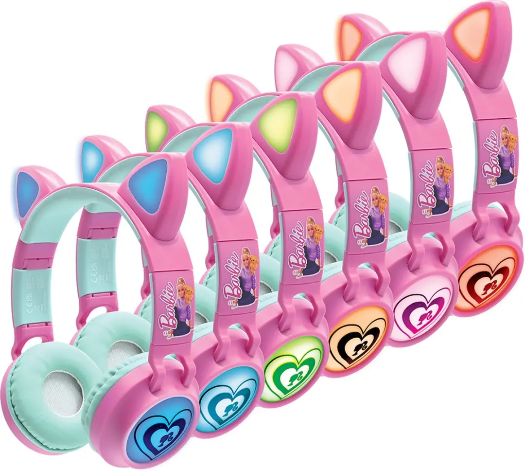 Lexibook Barbie Kattenoren Bluetooth Koptelefoon HPBTKTBB - afbeelding 3 van 6
