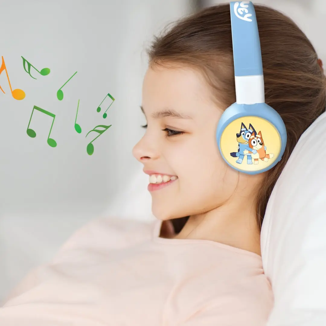 2-in-1 Bluetooth® en Bedrade comfortabele opvouwbare Koptelefoon met veilige vo