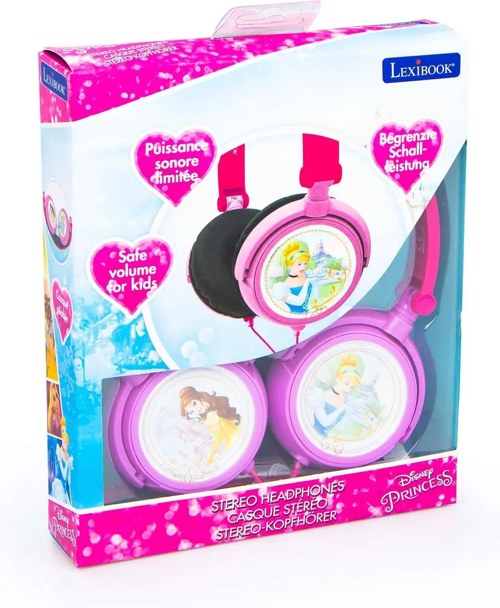 Lexibook Disney Prinses HP010DP Koptelefoon - Roze - afbeelding 5 van 6