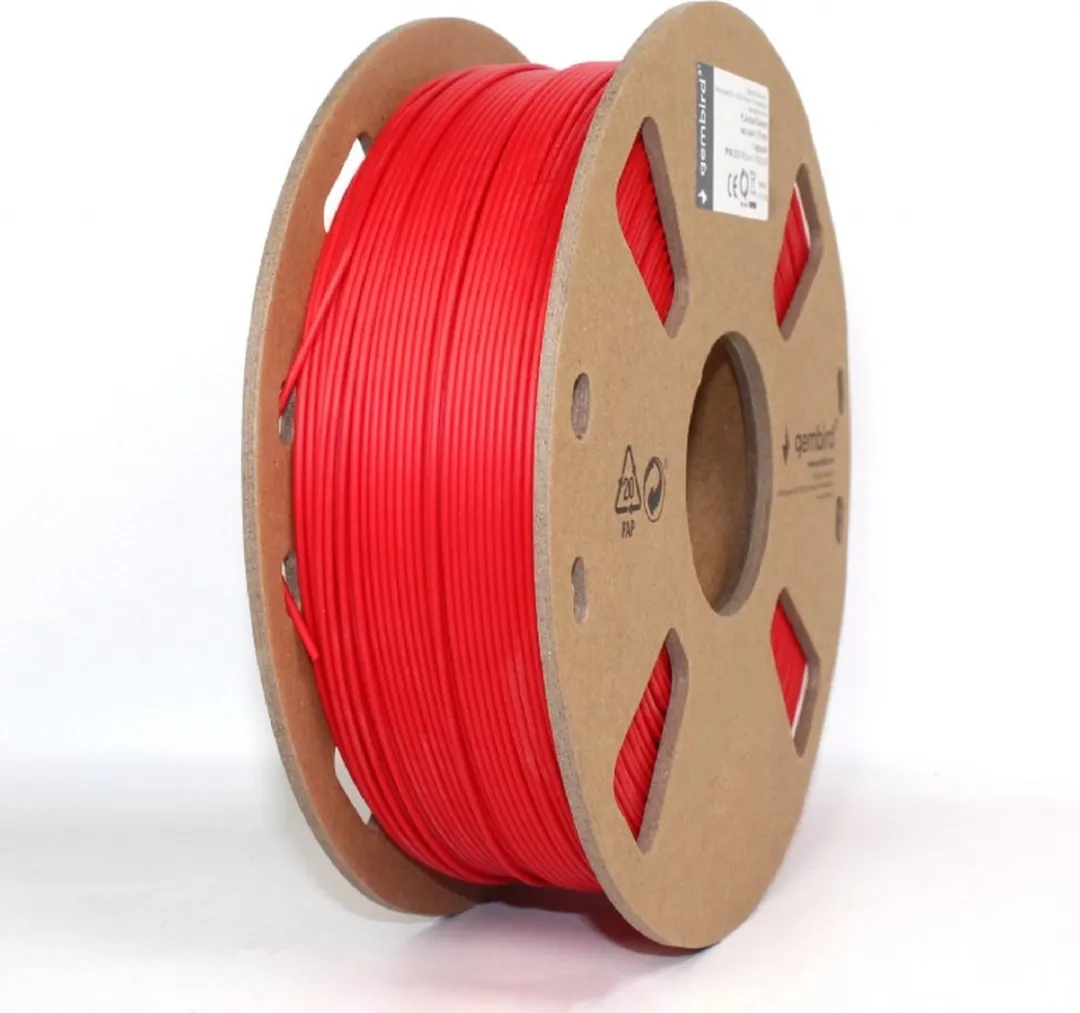 Gembird PLA+ 1.75mm Rood 1kg