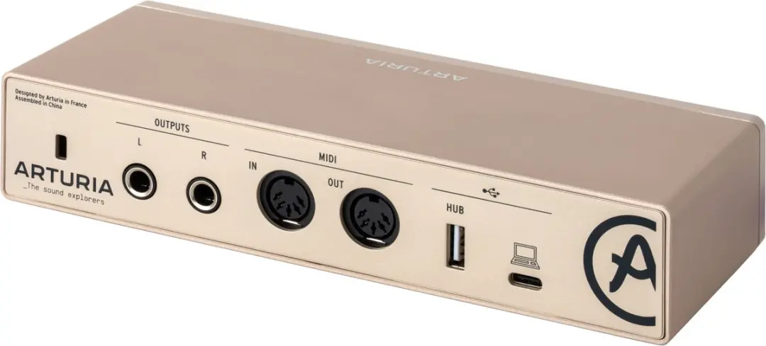 Arturia MiniFuse 2 Champagne Audio Interface - 2x2 USB-C - afbeelding 5 van 5