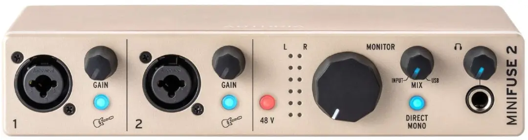 Arturia MiniFuse 2 Champagne Audio Interface
