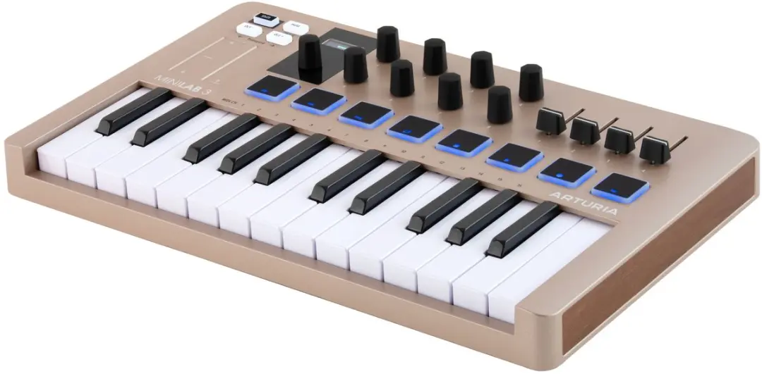 Arturia MiniLab 3 231508 MIDI-keyboard - Champagne - afbeelding 2 van 6