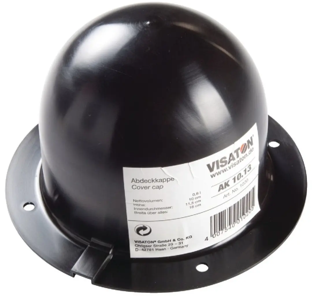 Visaton AK 10.13 Luidsprekerafdekking Ø100mm - Zwart - afbeelding 4 van 6