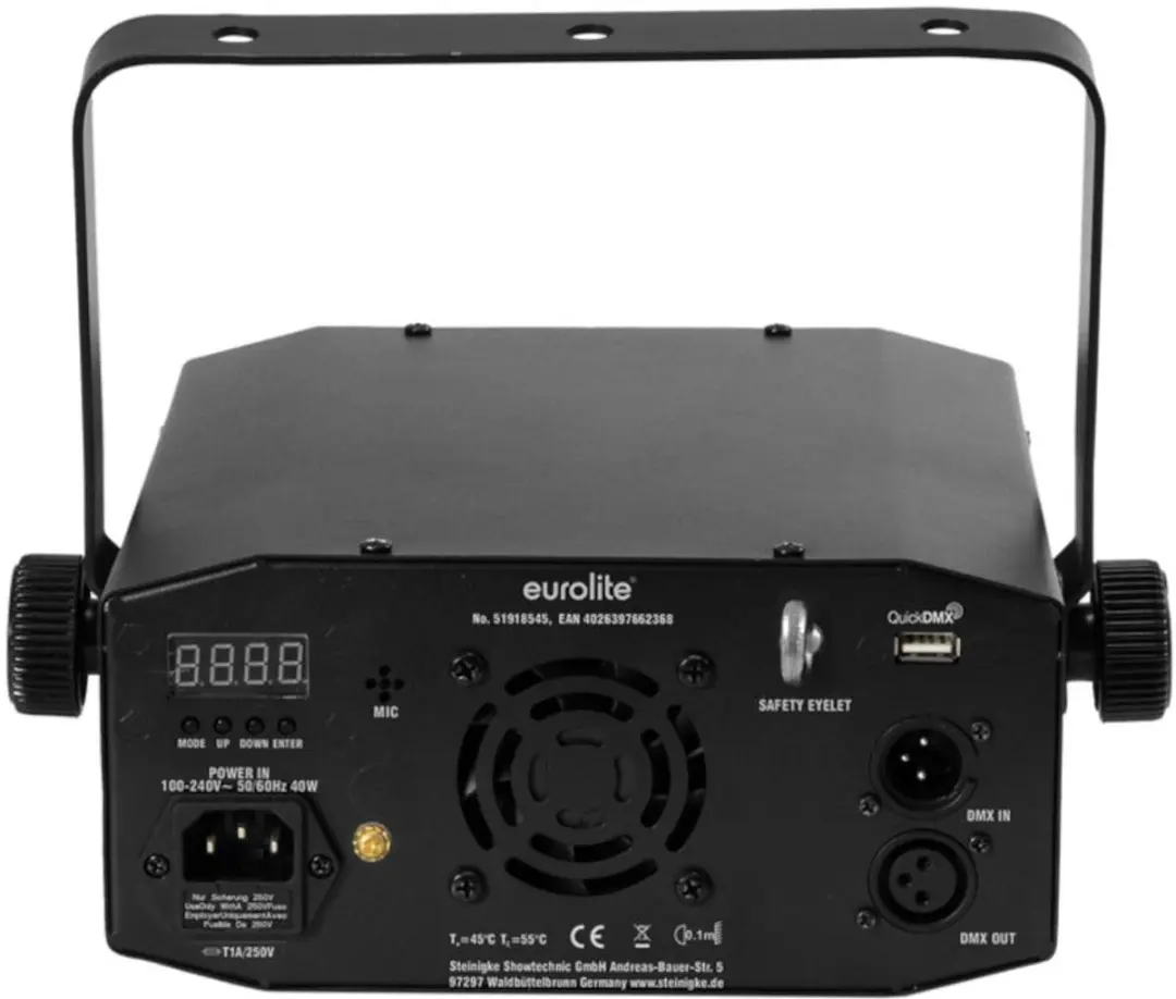 Eurolite LED WF-30 Watereffect - 40W - Zwart - afbeelding 4 van 6